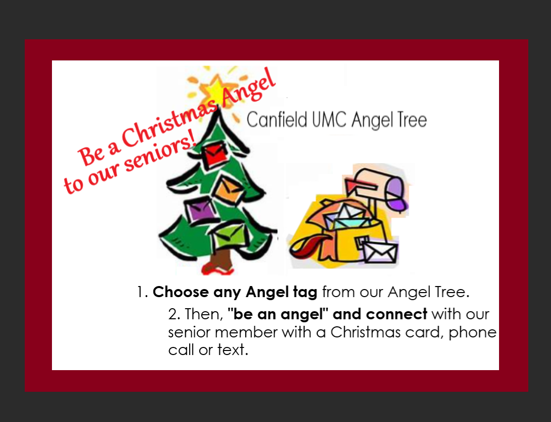 Angel Tree Graphic Canfield United Methodist Church